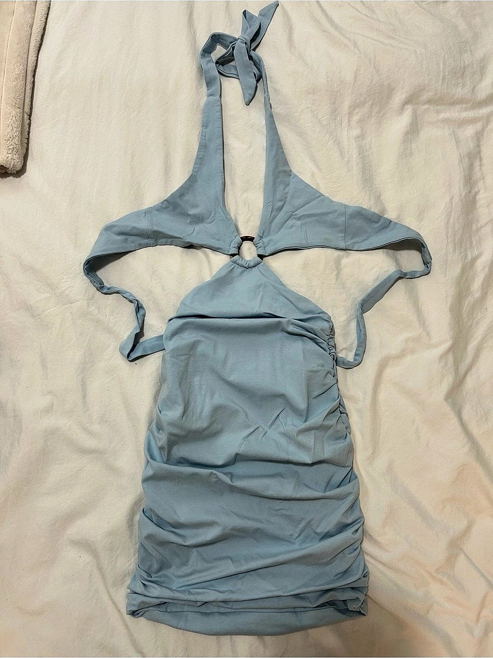 Tiger Mist Evanna Mini Dress Blue Size XS